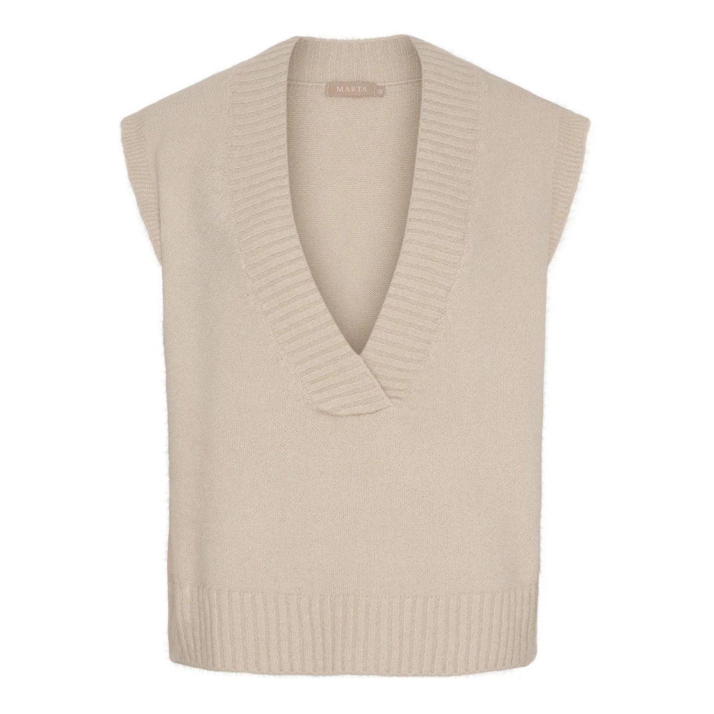 Lila Knit Vest - Beige