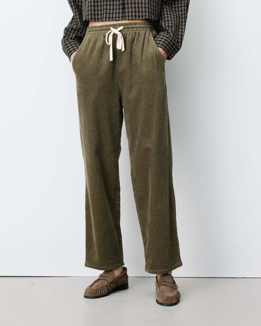 Liberty Chunky Cord Trousers - Khaki
