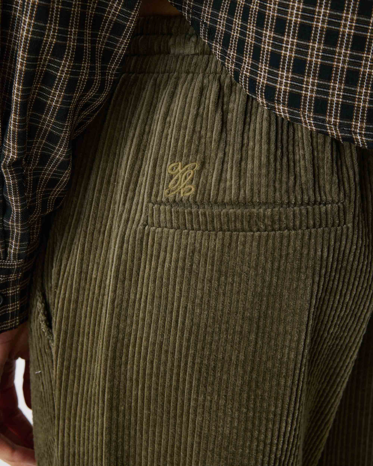 Liberty Chunky Cord Trousers - Khaki