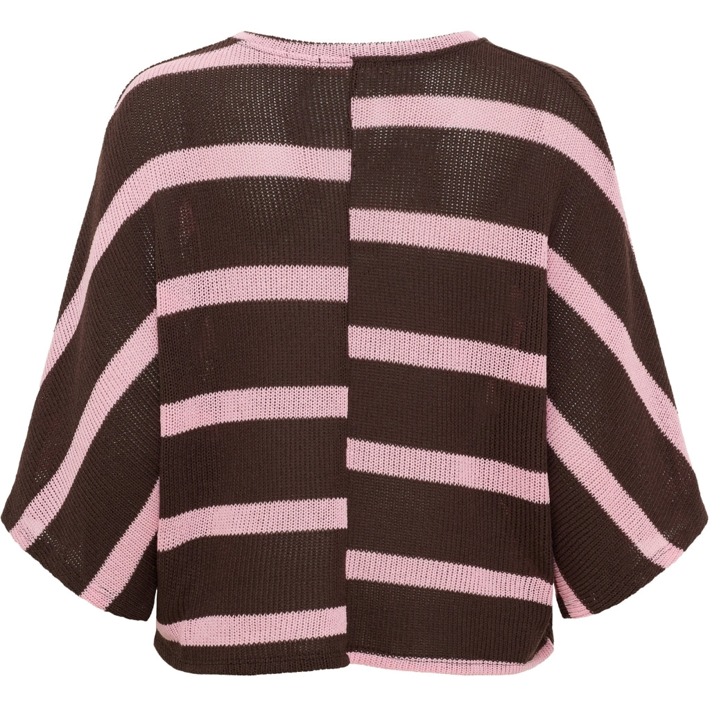 Cascade Knit - Brown / Pink