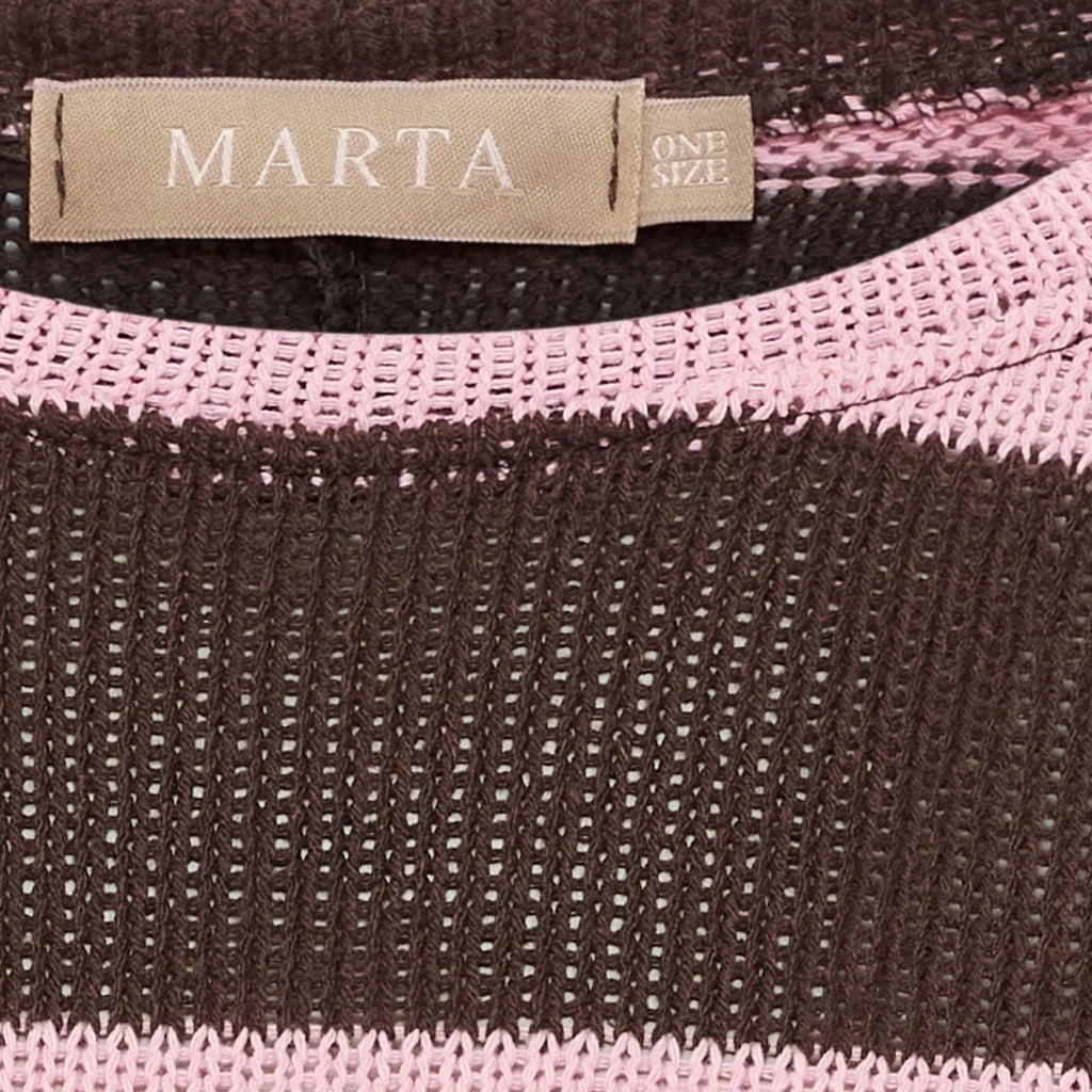 Cascade Knit - Brown / Pink
