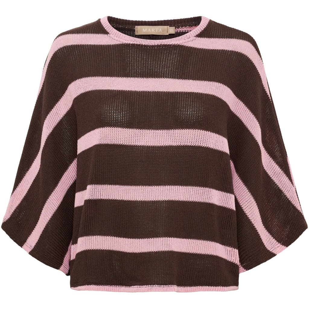 Cascade Knit - Brown / Pink