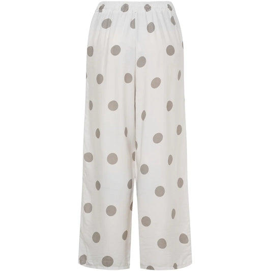 Lupin Trousers - Beige Polka Dot
