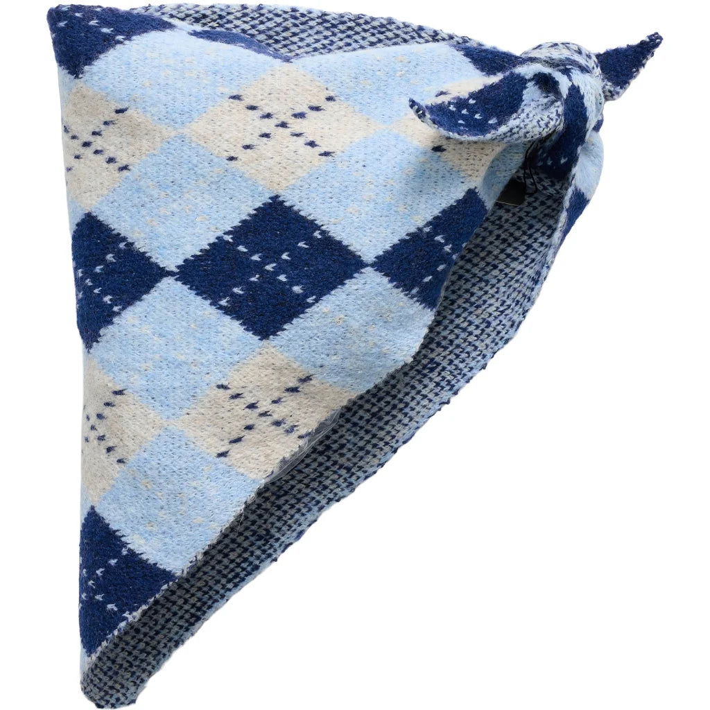 Maxi Scarf - Navy & Light Blue