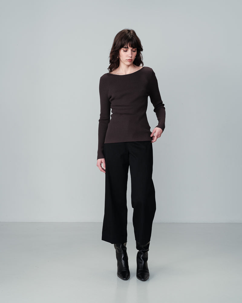 Nino Cropped Trousers - Black