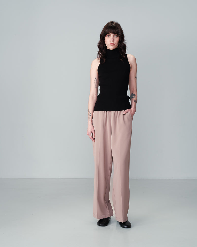 Noblesse Wide Trousers - Taupe