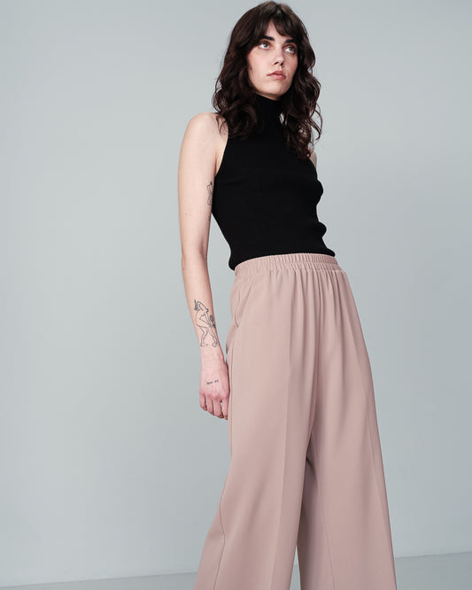 Noblesse Wide Trousers - Taupe