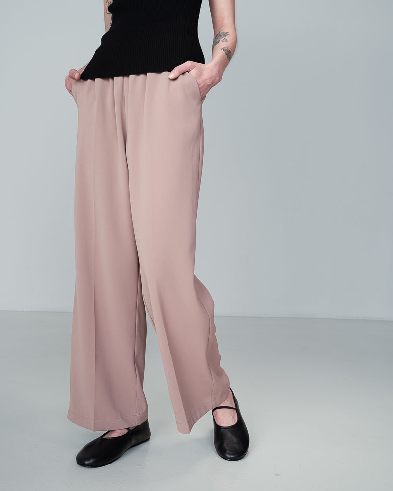 Noblesse Wide Trousers - Taupe