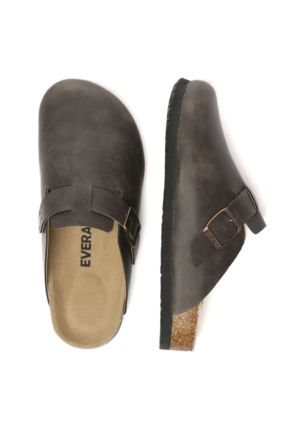 Pintail Leather Comfort Clogs - Brown Leather