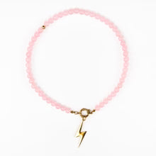 Clemence Beaded Necklace - Pastel Pink