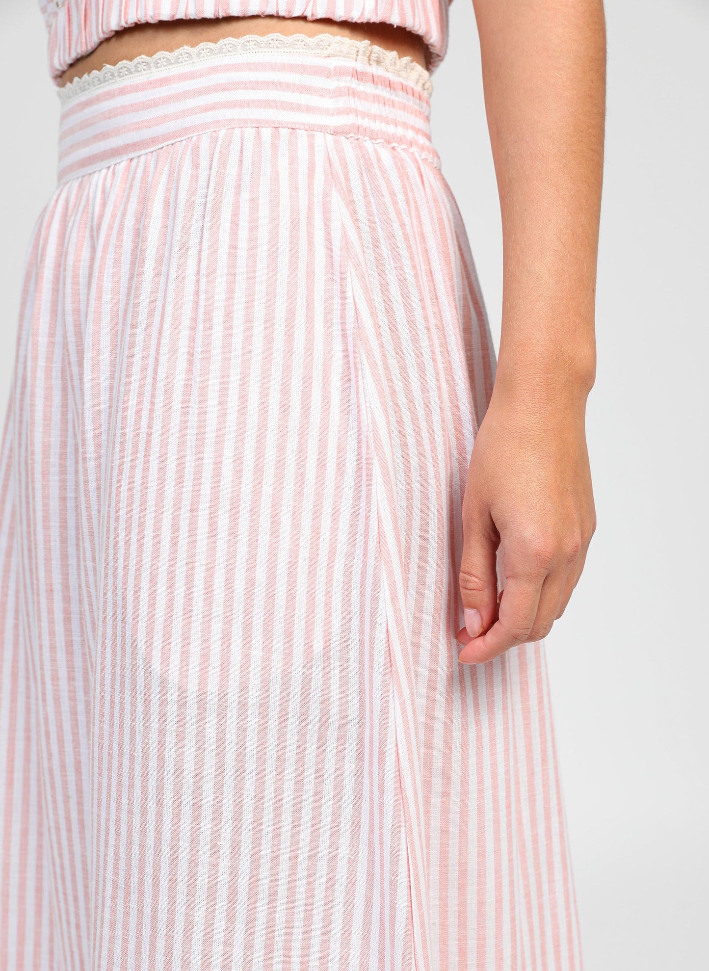Ralyta Jupe Midi Skirt - Coral