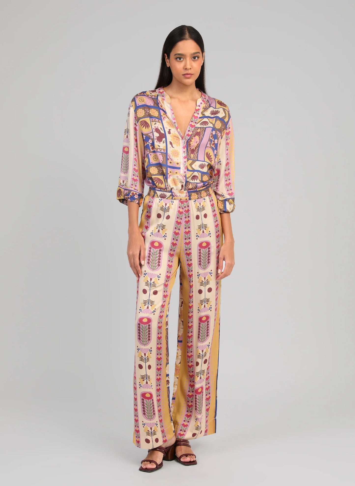 Rudylana Trousers - Multi Pattern
