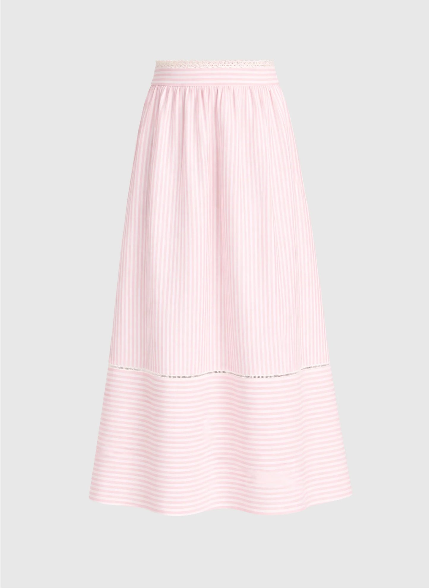 Ralyta Jupe Midi Skirt - Coral