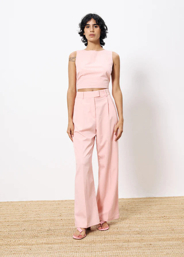 Adassa Wide Leg Trousers - Pink