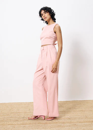 Adassa Wide Leg Trousers - Pink