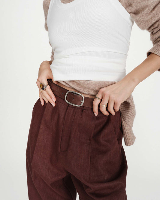 Vikander Belt - Chocolate