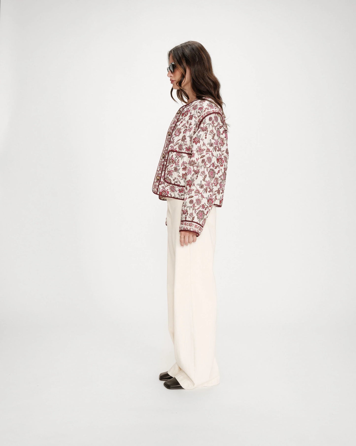Vahina Quilted Jacket - Fleur