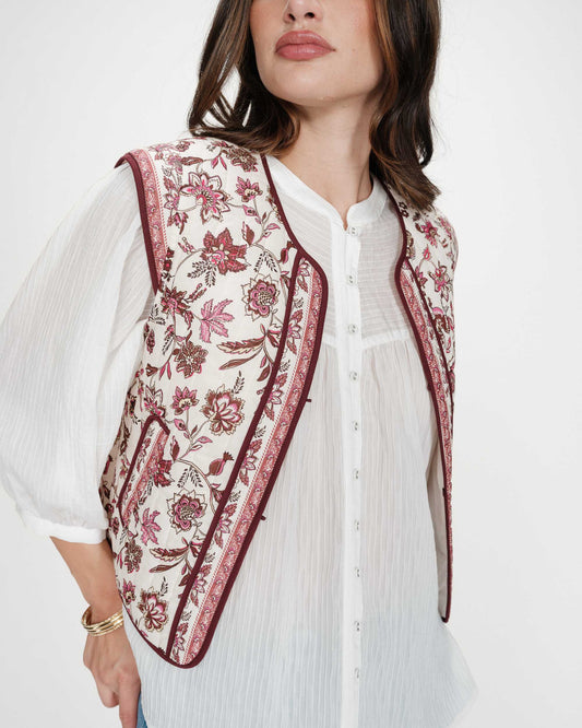 Viola Quilted Jacket - Fleur
