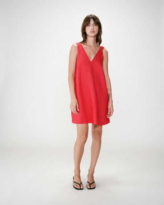 Wynette Dress - Red