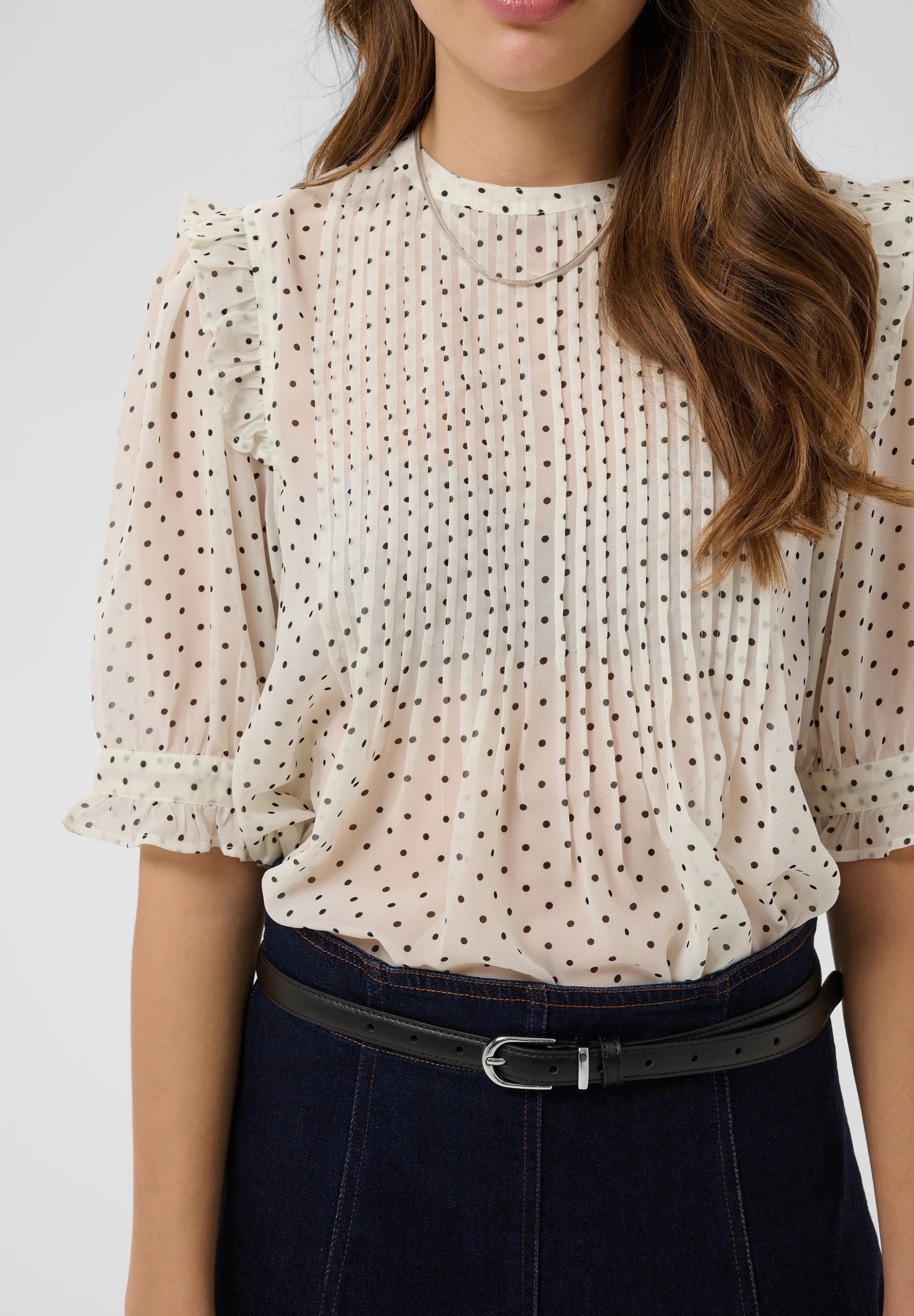 SabatinaSZ Blouse - Cream/Black
