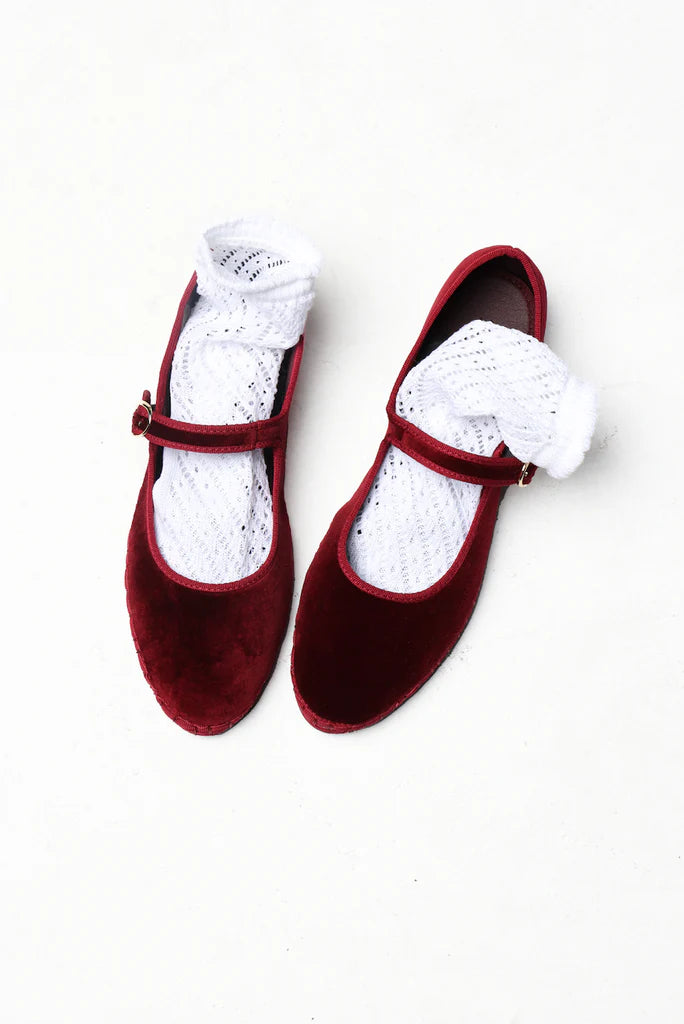 Lucrecia Mary Jane - Burgundy