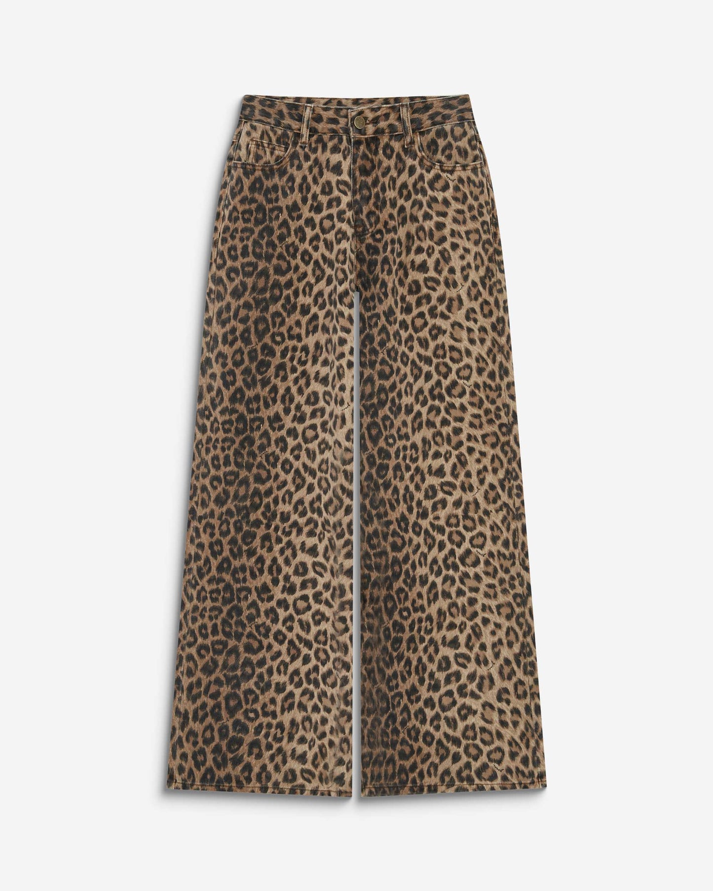 Socca Wide Trousers - Leopard