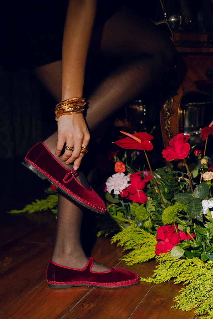 Lucrecia Mary Jane - Burgundy