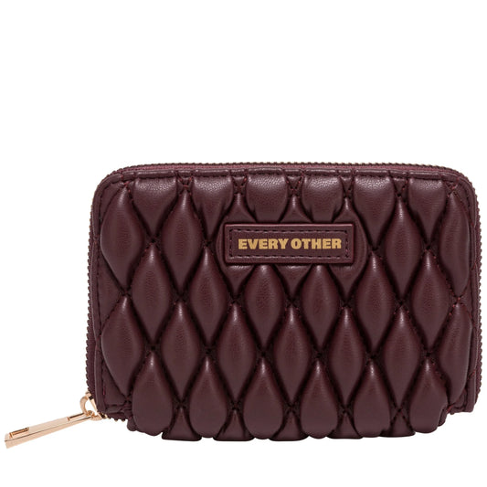 Quilted Purse - Burgundy