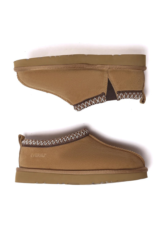 Wigeon Sheepskin Shoes - Chestnut