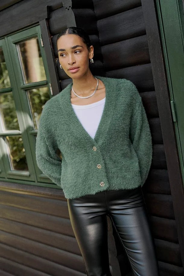 KAvilma Cardigan - Green Topiary