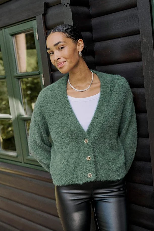 KAvilma Cardigan - Green Topiary