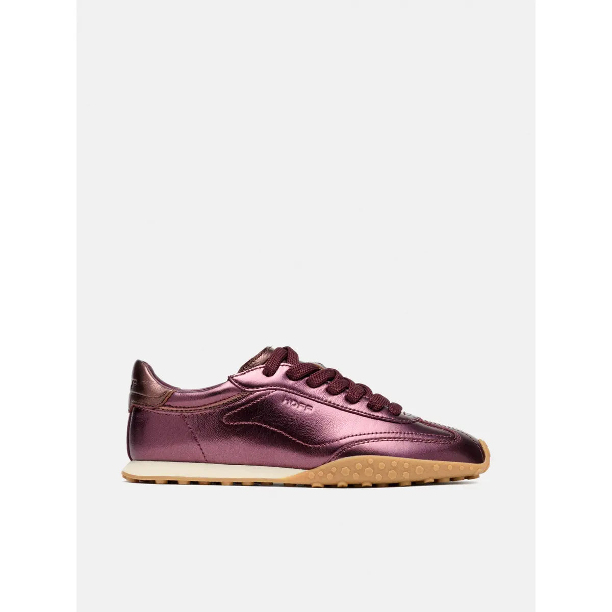 Bridge Metallics Trainers - Burgundy