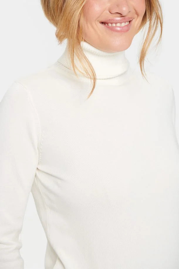 MilaSZ Rollneck Pullover - Ice