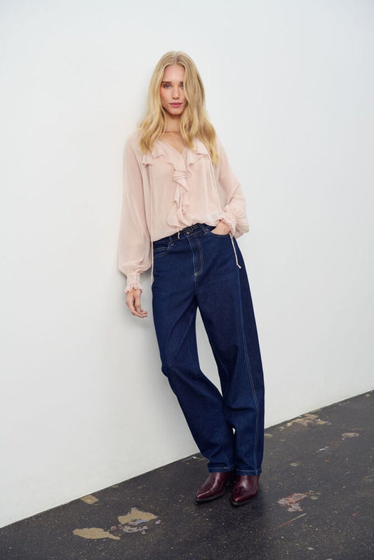LazieSZ Blouse - Sepia Rose