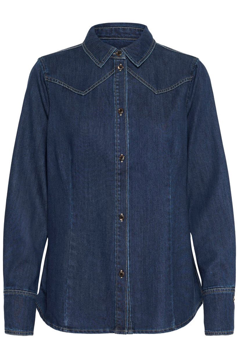 MartheSZ Shirt - Medium Blue Denim