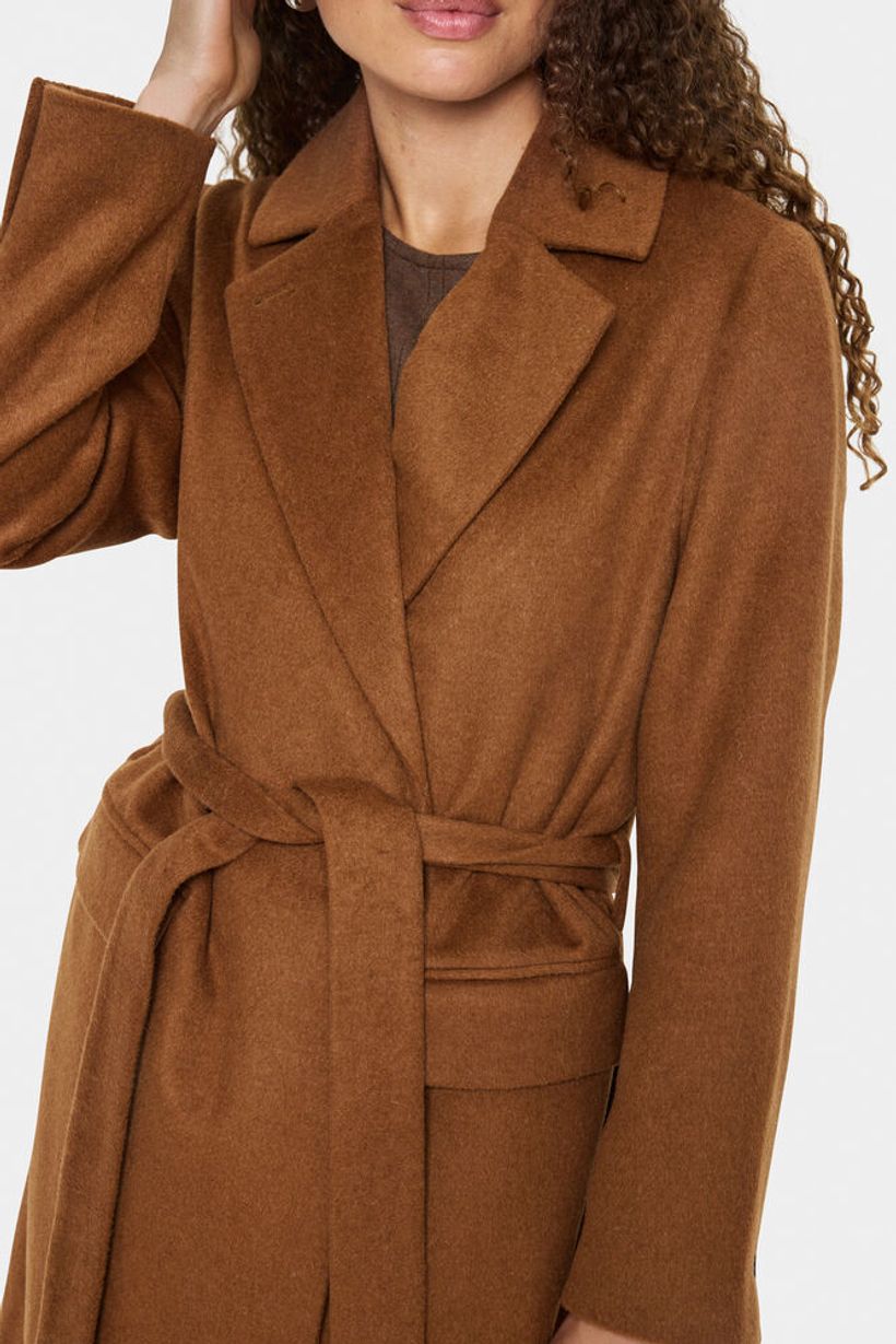 LidaSZ Wool Coat - Nuthatch Brown