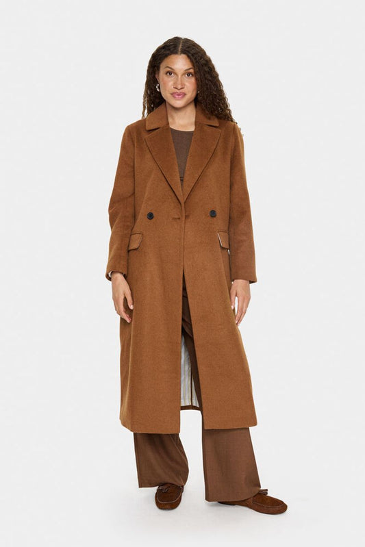 LidaSZ Wool Coat - Nuthatch Brown