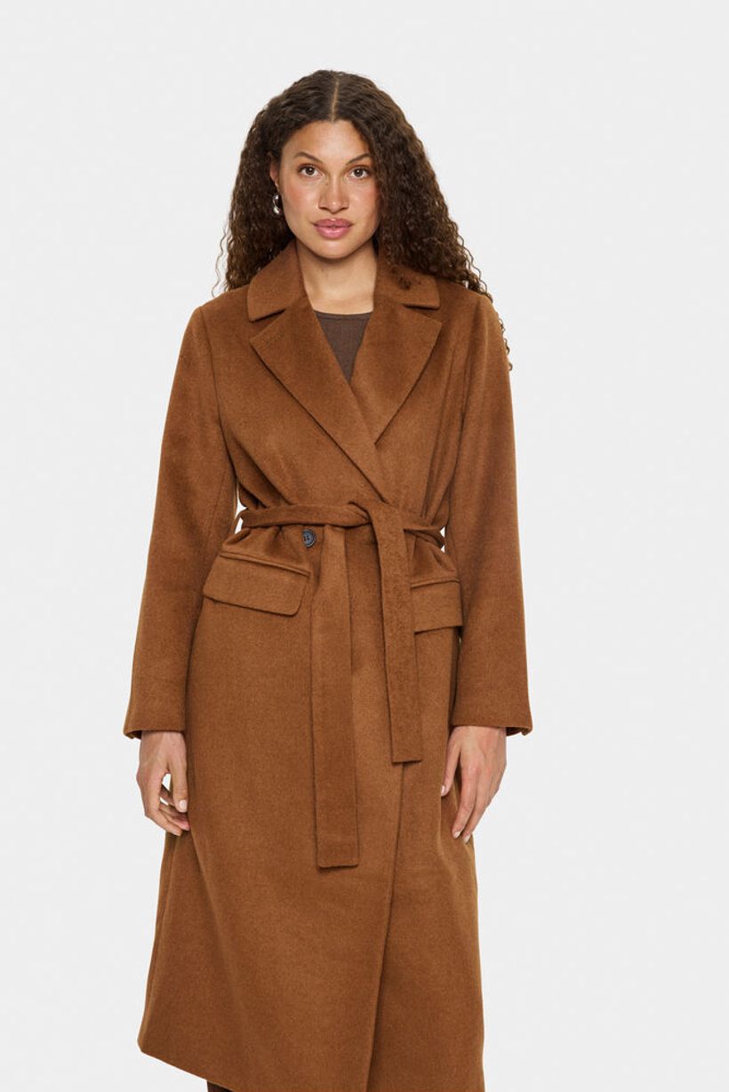 LidaSZ Wool Coat - Nuthatch Brown