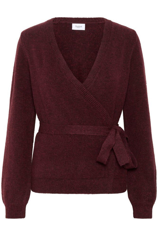MaleenSZ Wrap Cardigan - Fudge