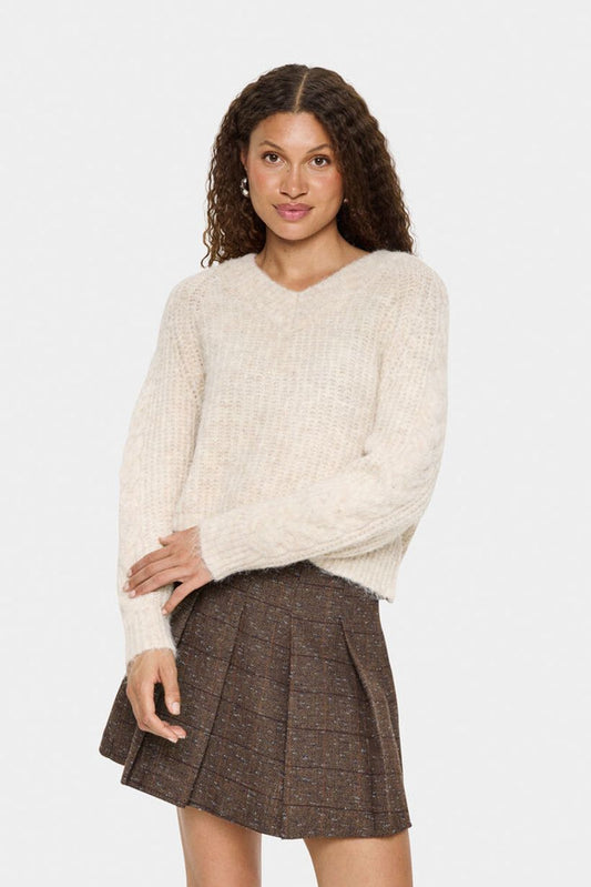 MandaSZ Pullover - Brown Rice Melange