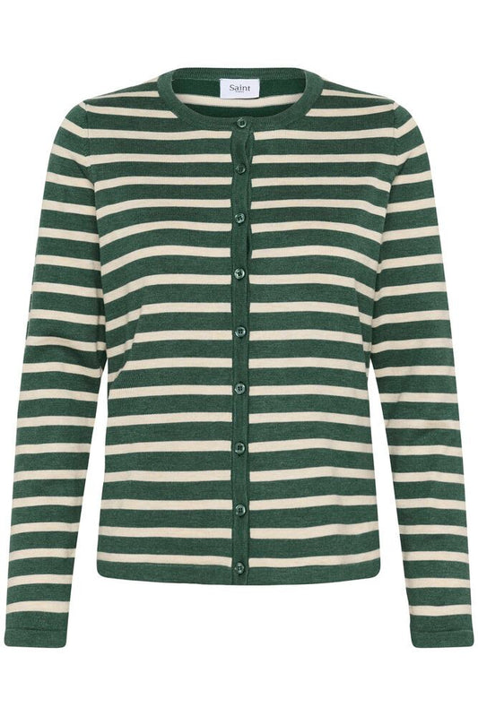 MilaSZ Striped Cardigan - June Brown Rice