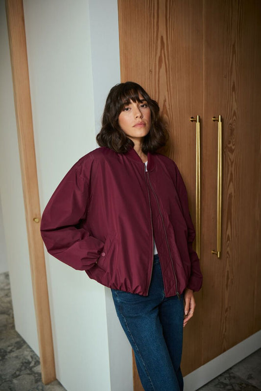 KAlorena Bomber Jacket - Windsor Wine