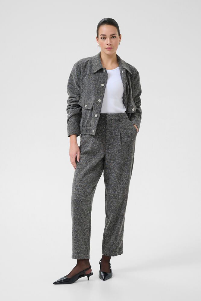 KAalba Pants - Black Melange