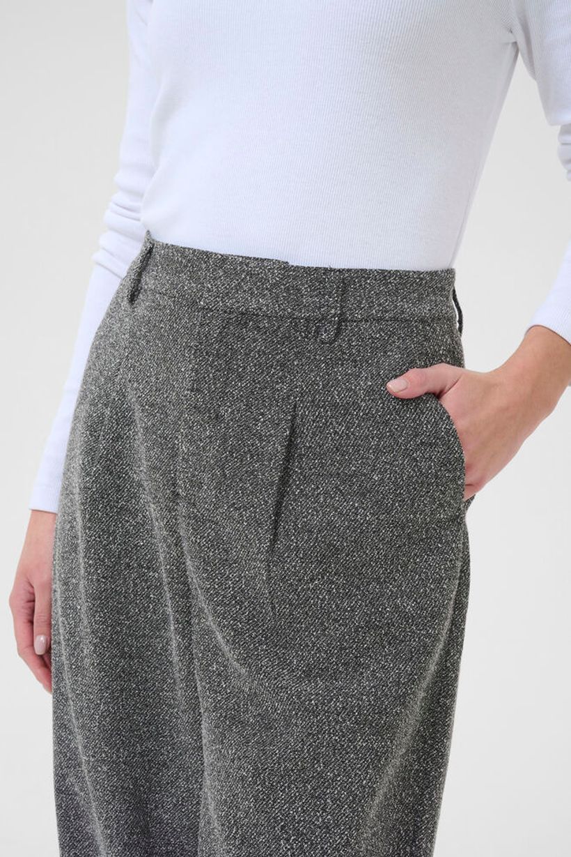KAalba Pants - Black Melange