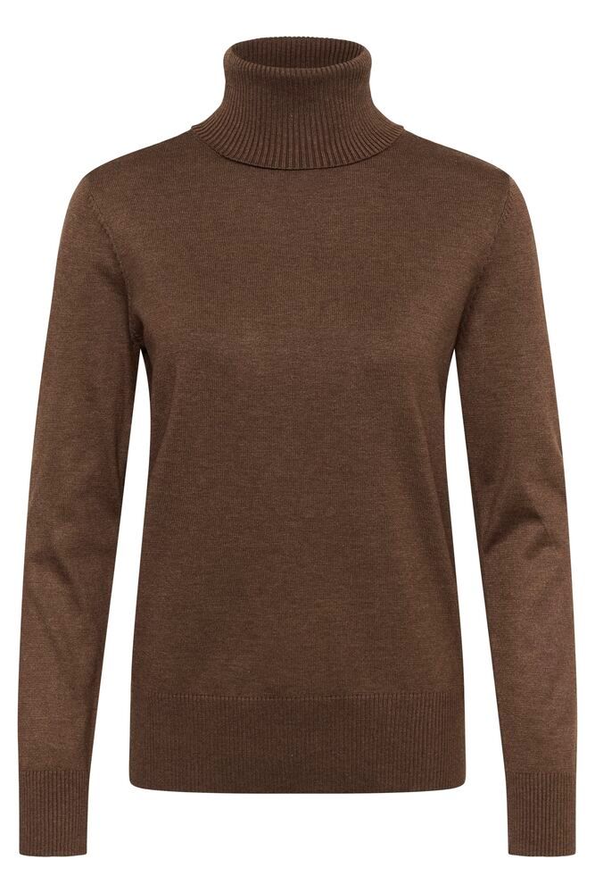 MilaSZ Rollneck Pullover - Fondue Fudge Melange