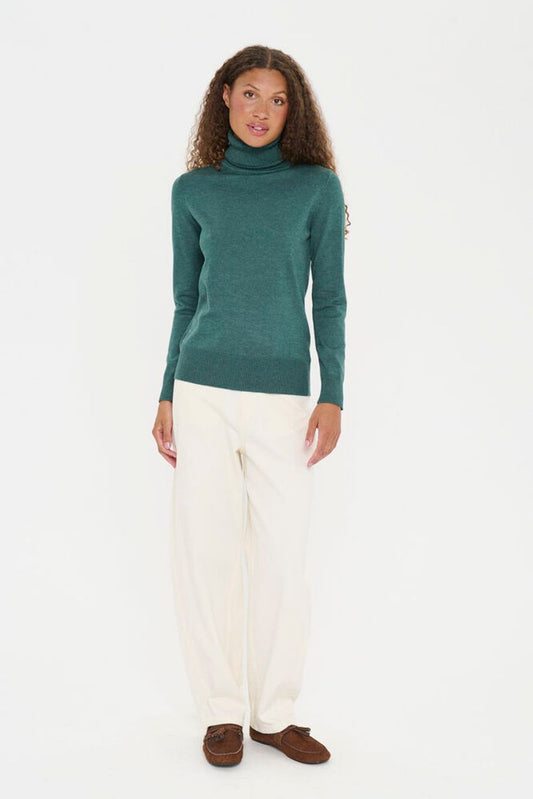 MilaSZ Rollneck Pullover - June Bug Melange