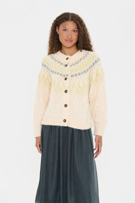 MegnaSZ Cardigan - Ice Melange