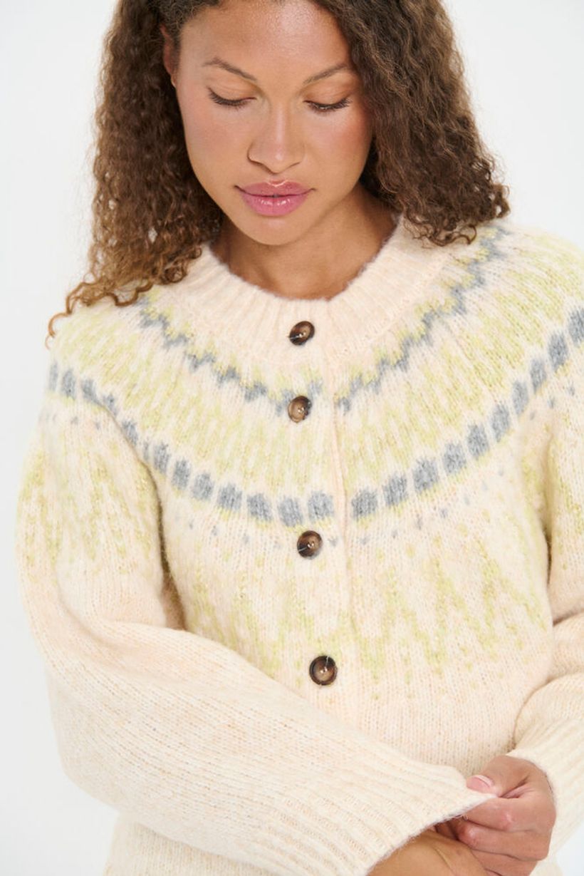 MegnaSZ Cardigan - Ice Melange