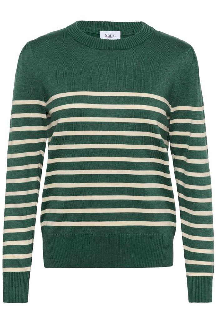 MilaSZ Long Sleeve Striped Pullover - June Brown Rice
