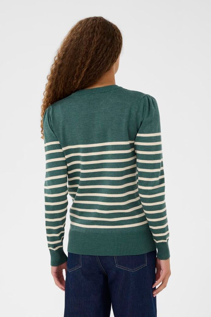 MilaSZ Long Sleeve Striped Pullover - June Brown Rice
